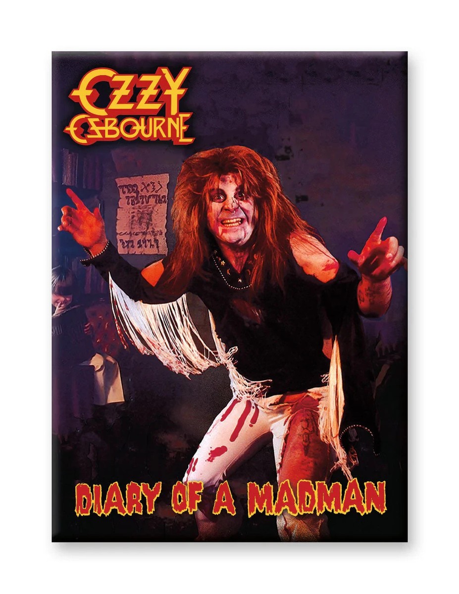 Ozzy Osbourne - Diary of a Madman Flat Locker / Magnet 2.5