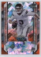 2021 Leaf Metal Draft Orange Crystals 5/5 KJ Costello #BA-KJC Auto 0q4x