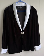 Alex Evenings Woman Women s Jacket Velvet Size 2X Cocktail Party