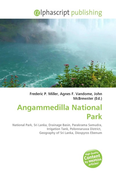 Angammedilla National Park Frederic P. Miller (U. A.) Taschenbuch Englisch 2026-image