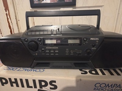 RARE Philips AZ8214 CD sound machine CD/AM/FM/Cassette stereo in