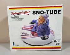 Vintage Intex Sno-Tube 39" 2 Flex Handles Double Valve New In Box