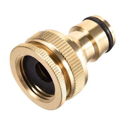 Brass Faucet Tap Connector Mixer Hose Adaptor Quick Connecter 1/2 3/4 Copper Hos
