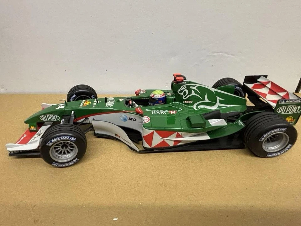 Minichamps 1/18 Jaguar R5 #14 2004 Mark Webber Model Car - Image 4 of 4