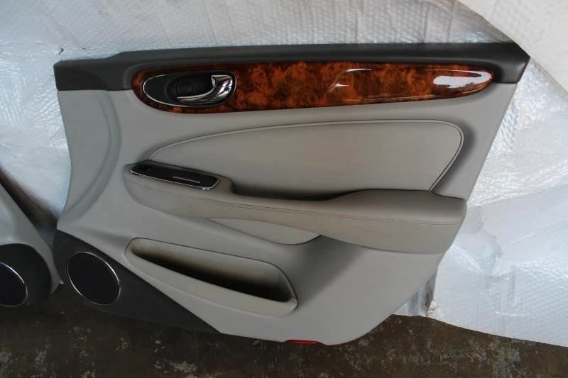 2004 2005 2006 2007 JAGUAR XJ8L DOOR TRIM PANELS SET DOVE GRAY LHJ - Изображение 4 из 4
