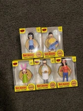 BOB’S BURGERS Complete Vinyl Figure Set - Bob, Linda, Tina, Louise & Gene