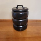 Rae Dunn Coffee Tea Sugar Stackable Canister Set 3 Section +Lid W/ Seal Gasket — photo 4