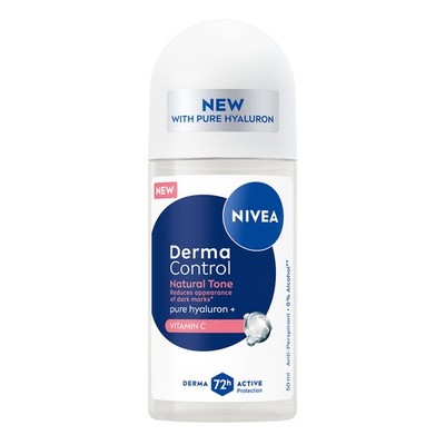 NIVEA Derma Control Natural Tone Women's Antitranspirant im 50 ml Roll-on
