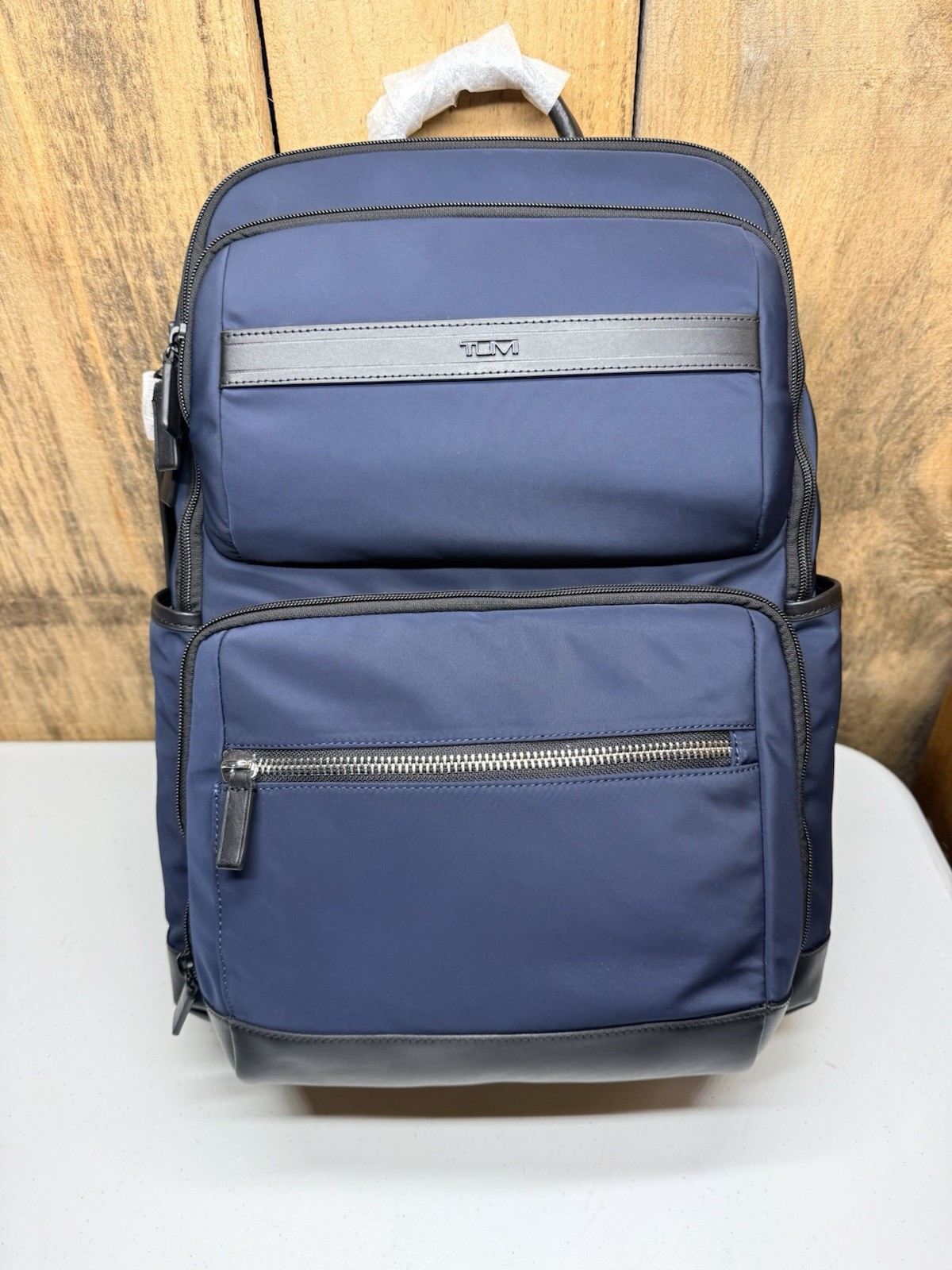 NEW Tumi LINKS Smooth Polyester 17.75” Laptop Backpack - NAVY BLUE