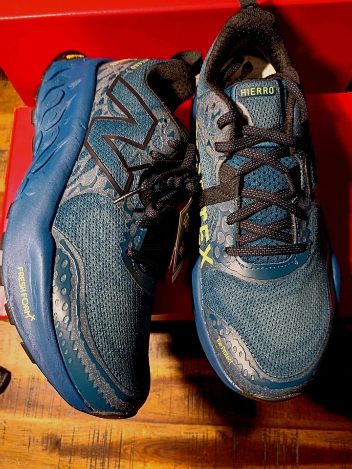 Zapato de Trail New Balance Fresh Foam X Hierro v8 Gore-Tex® para Mujer Talla 8.0 Nuevo W 🎁 Foto 3 de 4