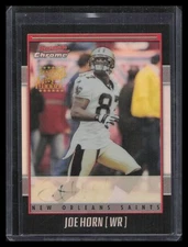 2001 Bowman Chrome #BC-JHO Joe Horn Autographs See Description