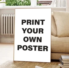 Custom Photo Poster Print | Personalized Wall Art | Custom Poster