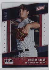 2019 Panini Father's Day USA Baseball Holofoil 33/50 Triston Casas #USA9 uk2