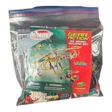 K'NEX 12056 100% Complete 20 Model Gear Action Building Toy Set Discontinued ￼