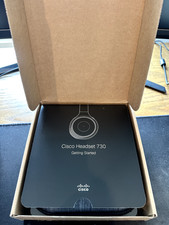 Cisco Headset 730, Wireless Dual On-Ear Bluetooth Headset - Black BRAND NEW