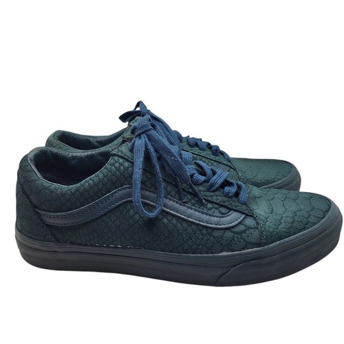 Scarpe Vans Old Skool mono pitone verde intenso donna taglia 9 - Foto 4 di 7