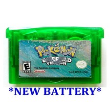 Pokemon Emerald Version New Battery Game Boy Advance Gameboy AUTHENTIC