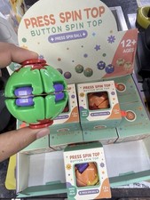 Press Spin Ball Toy Stress Relief Spinning Top