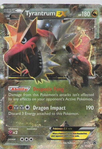 Tyrantrum EX Holo Promo XY Promos XY70 DMG