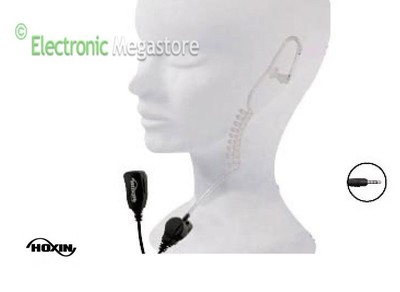 Microfono Auricolare Singolo Con Connettore Blocco Vite 3,5mm Microfono Auricolare Singolo Con Connettore Blocco Vite 3,5mm