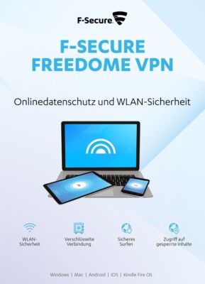 F-Secure FREEDOME VPN 2025 5 Geräte |PC, Mac, Android, iOS| 1 Jahr DE-Lizenz UE