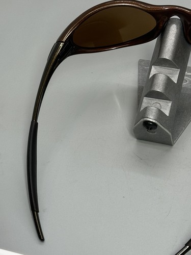 Vintage Oakley Eye Jacket 1.0 Gen 1 Corten W/ Black-Gold Arms W/Gold Iridium - Picture 12 of 15