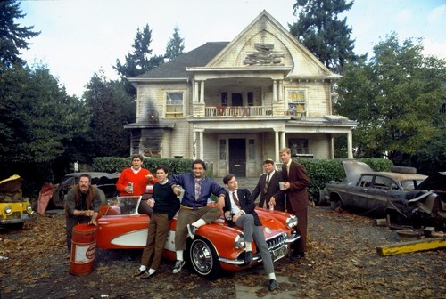 Camiseta para hombre Animal House Delta House Faber University 63 película clásica - Imagen 3 de 5