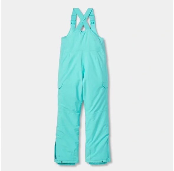 Kids' Solid Snow Bib - All In Motion™ - Blue (Teal) - XXL