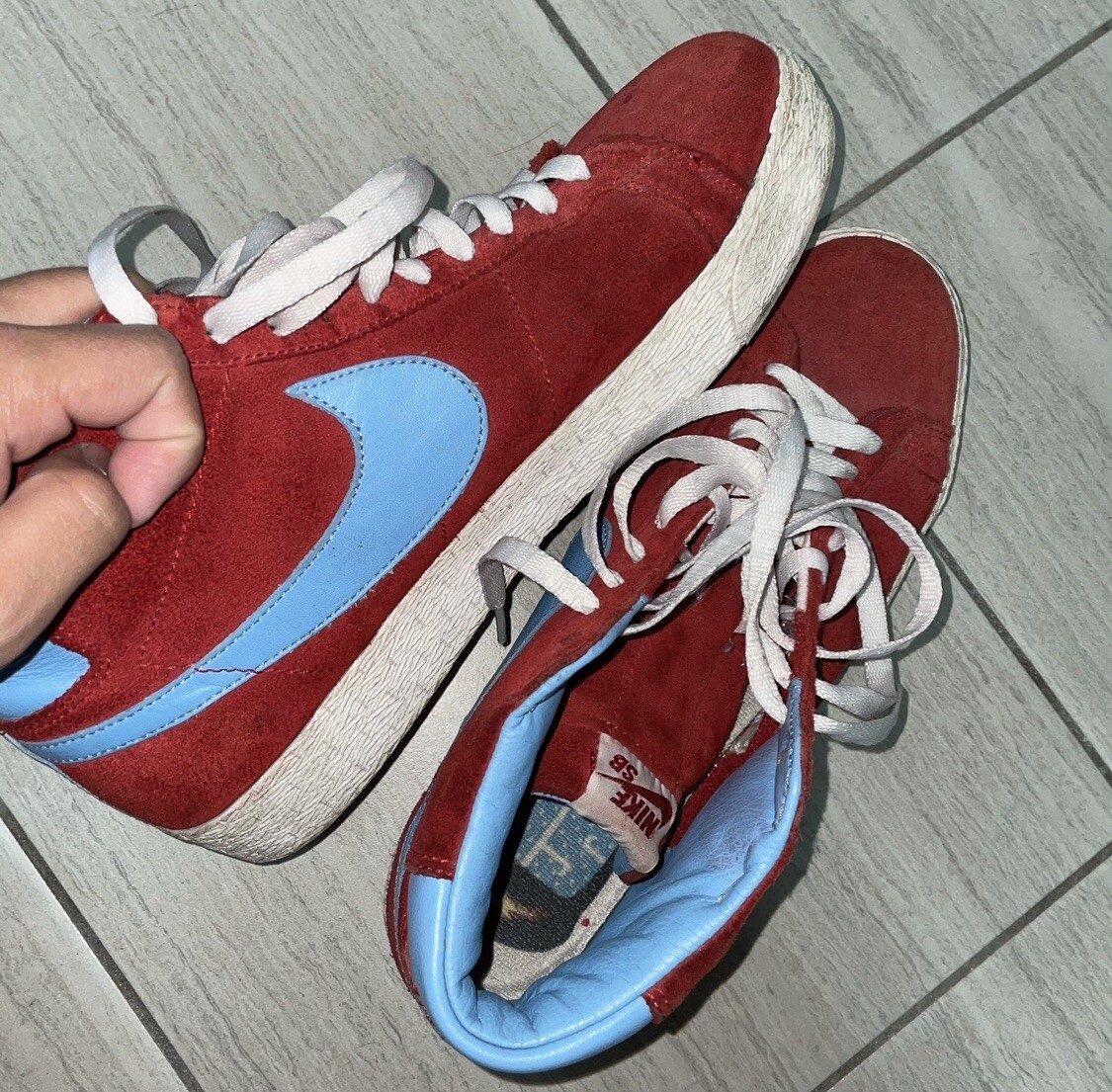 Nike SB Blazers Vanilla Ice Men's Size 8.5 Preowned | eBay