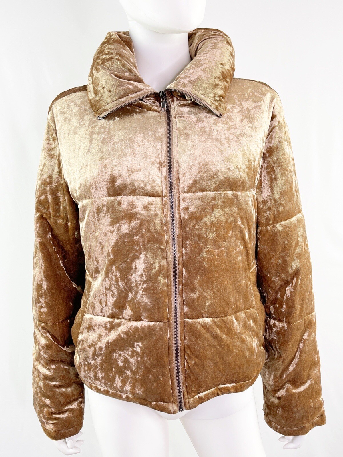 Soft Quilted Bomber Puffer Jacket | eBay