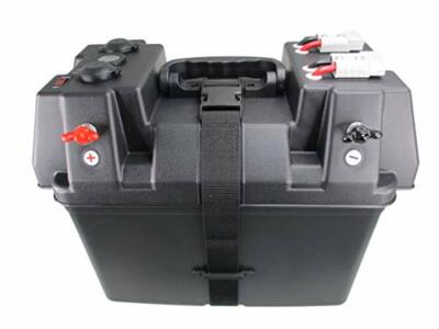 Pactrade Marine Batterie Box Doppel USB Power Voltmeter Buchsen Anderson