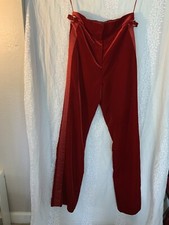 Tom Ford Iconic red velvet tuxedo pants worn ...