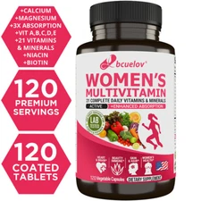 Multivitamin for Women - Complete Daily Multi mineral Vitamin Supplement