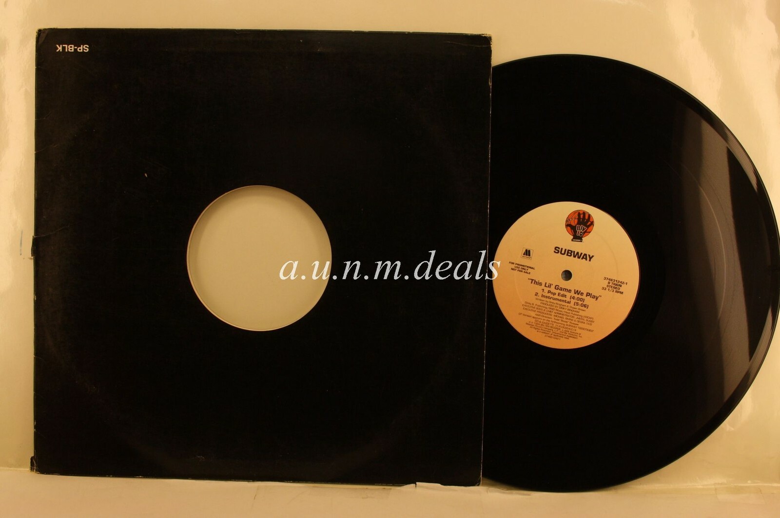 Subway This Lil Game We Play , Record 12" VG Promo | eBay