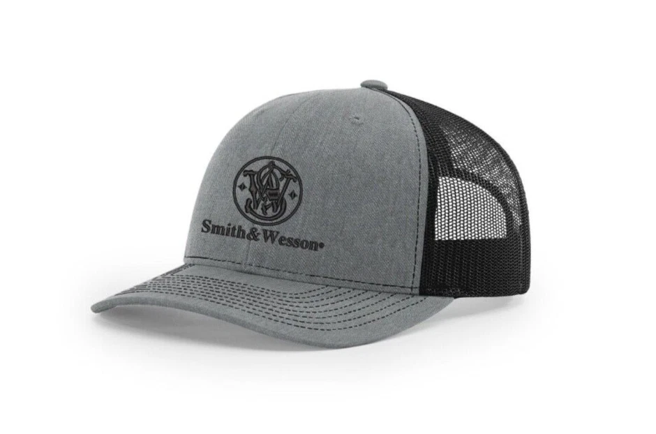 Smith & Wesson Custom Embroidered Richardson 112 Trucker Gun Rifle NEW