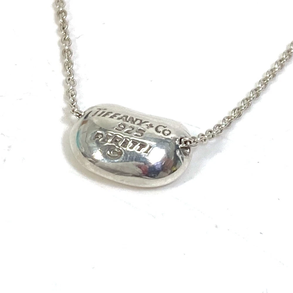 TIFFANY&Co. Beans Elsa Peretti Pendant Necklace SV925 Silver