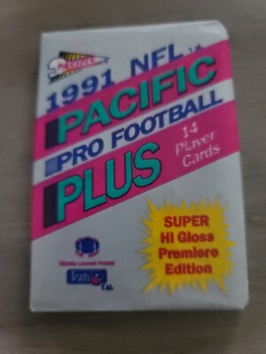 1991 NFL Pacific Pro Football Plus sealed pack