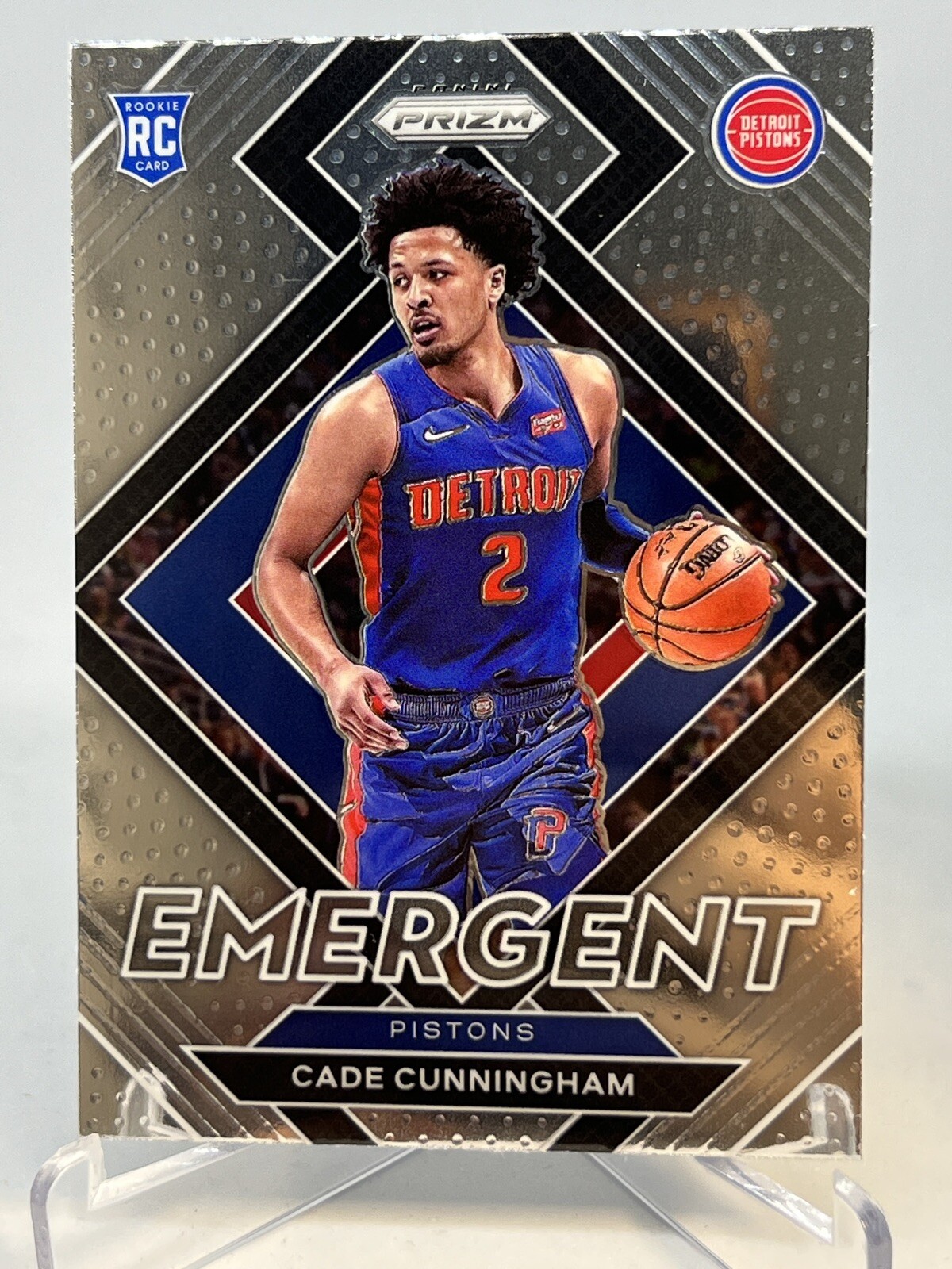 2021-22 Panini Prizm Emergent Cade Cunningham #22 Rookie RC