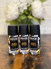 Axe Black Vanilla 72H Premium Body Spray 1oz (3 Pack)- TRAVEL SIZE