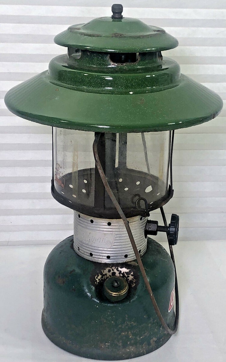Vintage Coleman Big Hat Double Mantle Lantern Model 228F