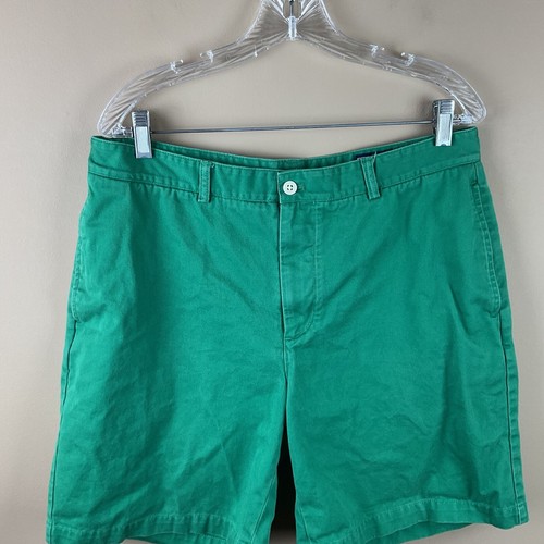 Vineyard Vines Club Shorts men’s 35 X 9 Green chino cotton Twill Golf Walking - Picture 7 of 9