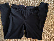 Spanx Jean-ish Ankle Leggings NWOT Womens Size M Black Pull On Stretch Shaping