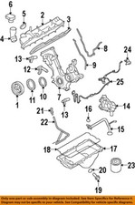 Tubo de cuello de llenado de tanque de combustible Ford OEM 3L3Z6763DA