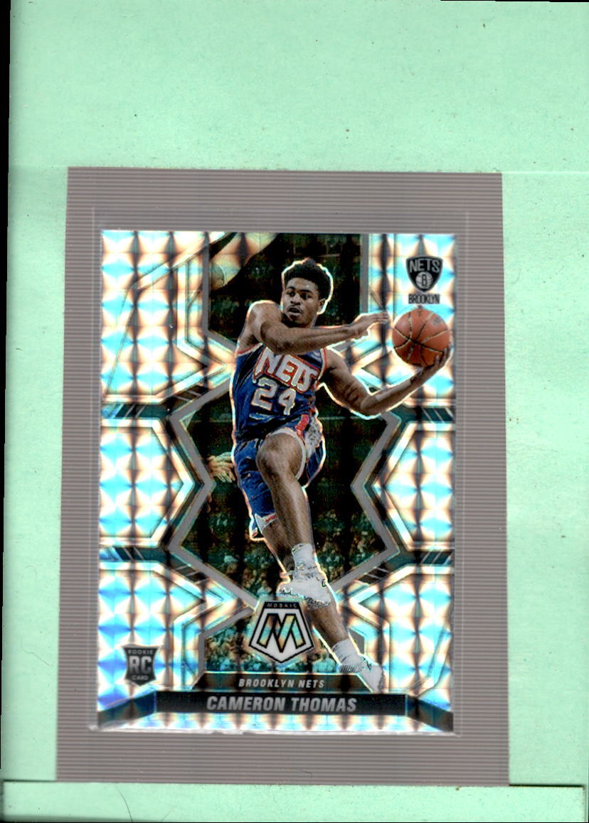 2021-22 Panini Mosaic Mosaic Fast Break Silver #215 Cameron Thomas MINT ID:55126