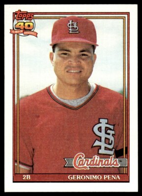 ロウン　ペンカペ　トレカ 1991 Topps #636 Geronimo Pena St. Louis Cardinals | eBay