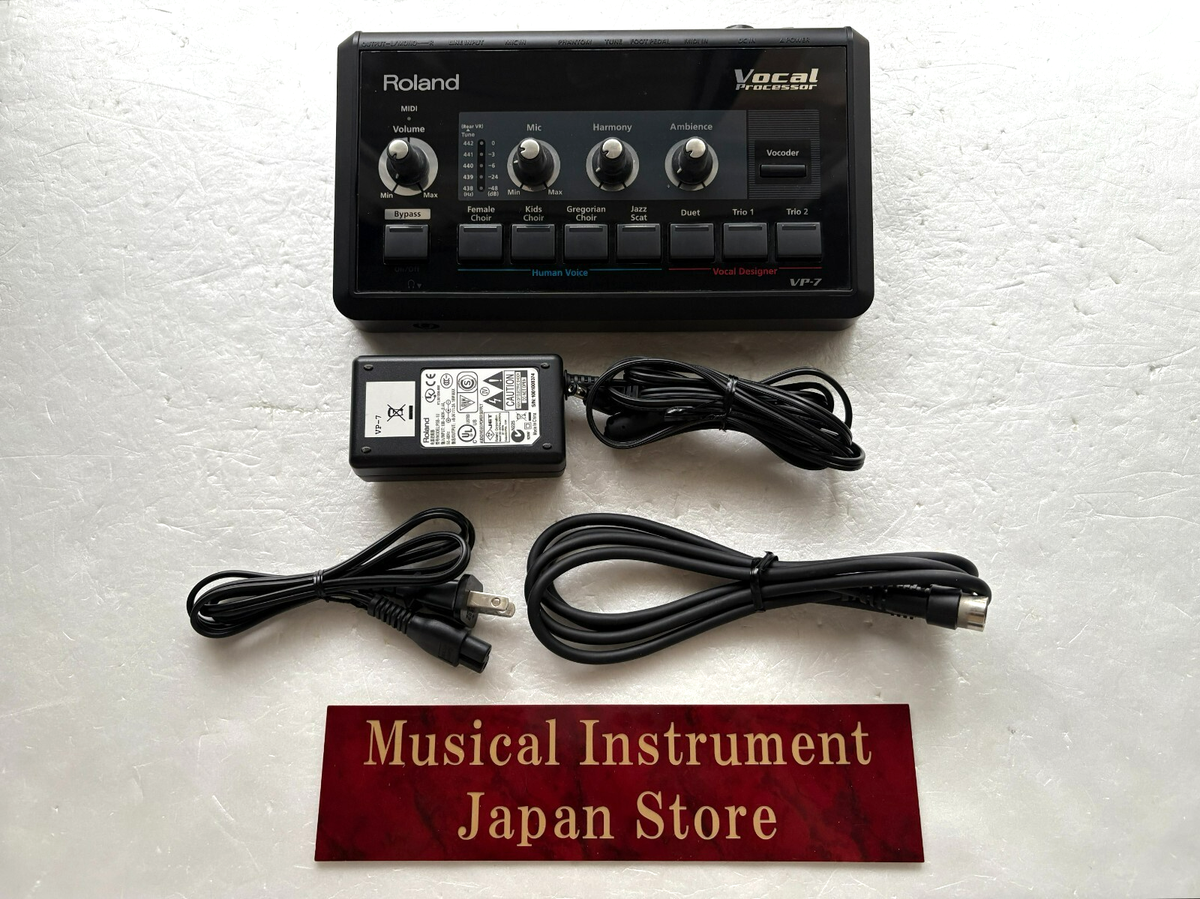 その他 Roland Vocal Processor VP-7 Roland VP-7 Vocal Processor Harmonizer with Power Cable Used