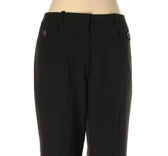 Jil Sander Black Virgin Wool Blend Dress Pants Size 40 Made in Italy - Image 3 of 4