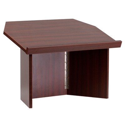 Mahogany Portable Table Lectern Host Pulpit Reservation Desk Stand