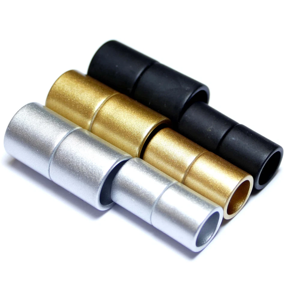 BACATUS Magnetverschluss Zylinder Walze Kunststoff zum einkleben Größenauswahl, 1 Stück