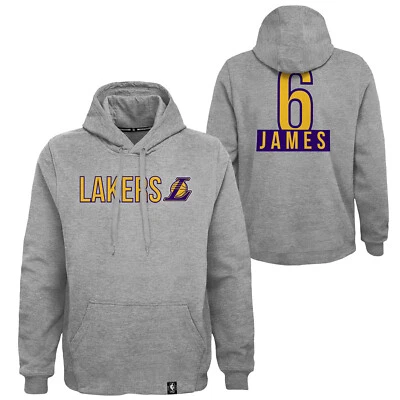 NBA Hoody L.A. LA Lakers Lebron James hooded Sweater Pullover Kaputzenpullover - Bild 1 von 4